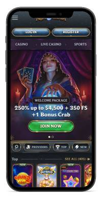 Astromania Casino mobile screenshot
