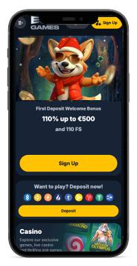 EgoGames Casino mobile screenshot